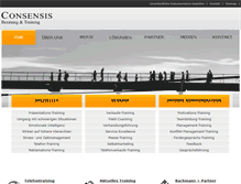 Tablet Screenshot of consensis.ch
